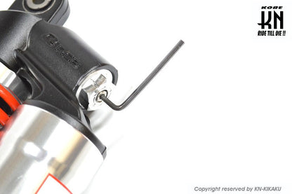 RCB リアショック減衰調整付 DB-2 シルバー/レッド 305mm エアロックス155 NVX155