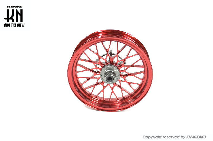 MOS 鍛造アルミホイール前後セット FF-14 レッド マジェスティS SMAX フォース
