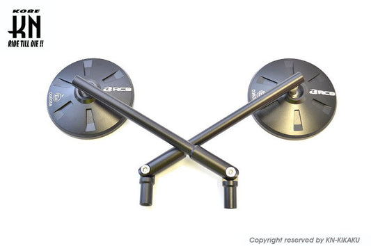 RCB ALLOYバックミラー アルミCNCバックミラー 左右8mm正ネジ