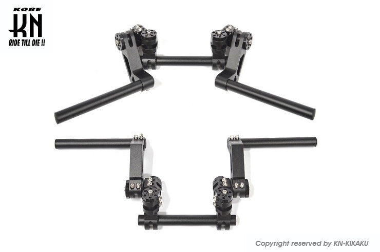 RCB TRANSFORMABLE HANDLE 自由自在ハンドルバー ブラック 22.2mm