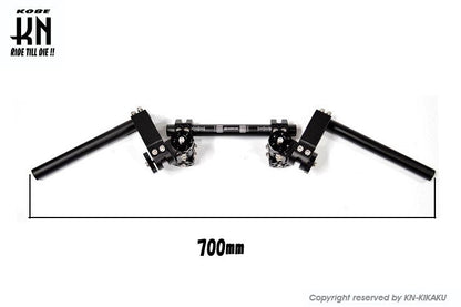 RCB TRANSFORMABLE HANDLE 自由自在ハンドルバー ブラック 22.2mm