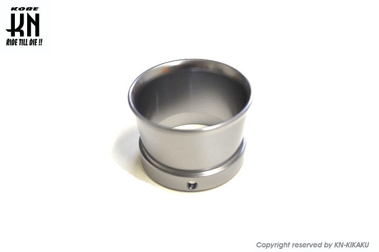 アルミビレットファンネル ガンメタ 取付内径43mm/高さ37mm 汎用