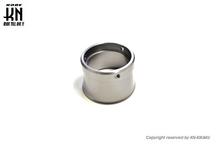 アルミビレットファンネル ガンメタ 取付内径43mm/高さ37mm 汎用