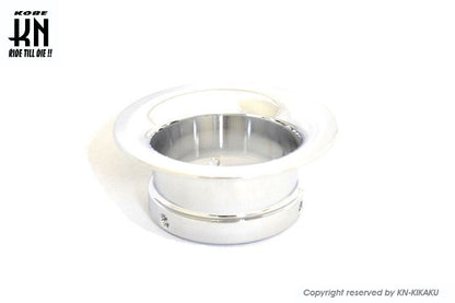 アルミビレットファンネル クロームメッキ 取付内径50mm/高さ34mm 汎用