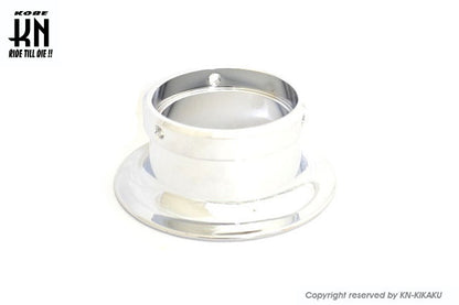 アルミビレットファンネル クロームメッキ 取付内径50mm/高さ34mm 汎用