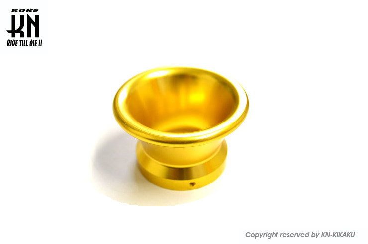アルミビレットファンネル ゴールド 取付内径50mm/高さ45mm 汎用