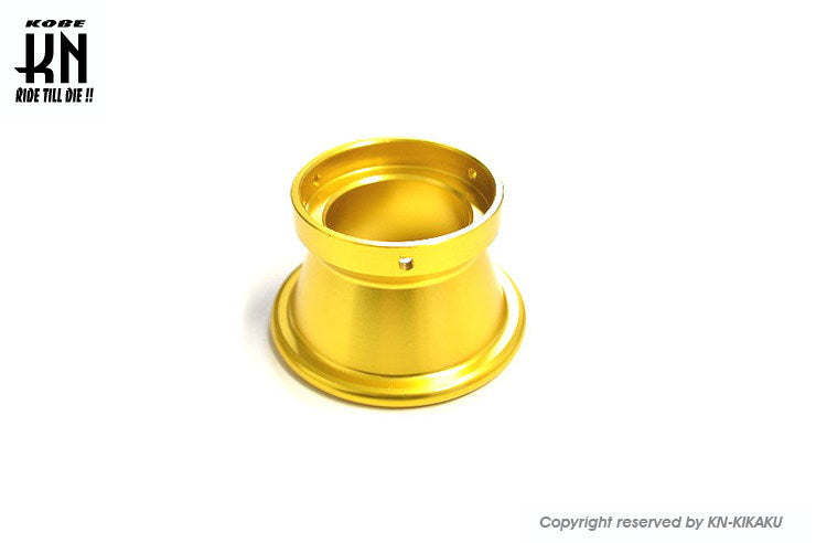 アルミビレットファンネル ゴールド 取付内径50mm/高さ45mm 汎用