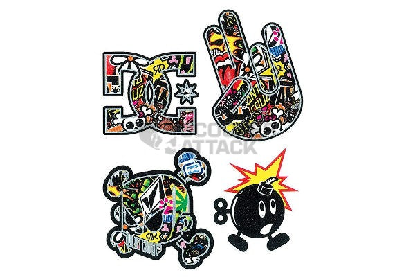 STAGE6 ステッカー4セット Sticker Set Sticker Bomb 90mm×120mmシート