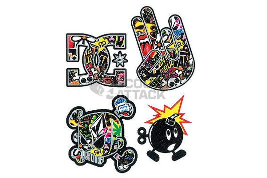 STAGE6 ステッカー4セット Sticker Set Sticker Bomb 90mm×120mmシート