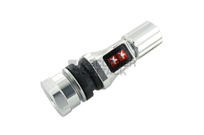 STAGE6 ショートストレートバルブ アルミ削出し メッキ