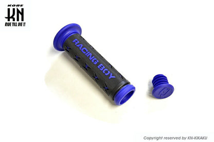 RCB ハンドルグリップ サンダーボルト 305 ブルー/サンダーボルト 120mm 汎用 22.2mmハンドル車専用