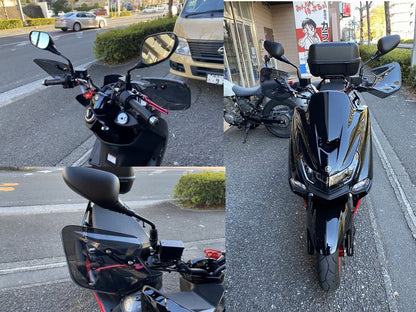 汎用ナックルバイザー ミラー穴固定タイプ 汎用