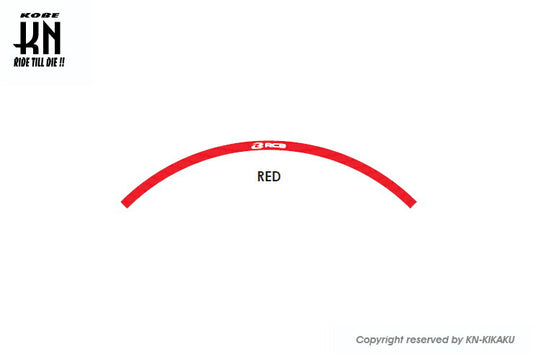 RCB リムステッカー リフレクタータイプ レッド 17インチホイール用
