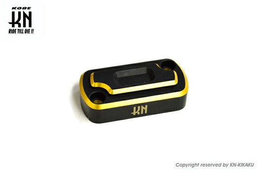 Dual Color Master Cylinder Cover Matte Black/Gold Honda Models