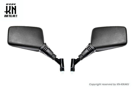 PCZ Mirror, Left: 10mm Standard Thread/Right: 10mm Reverse Thread, Black, for Yamaha Motorcycles