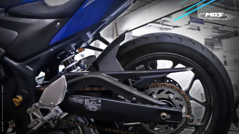 MOS チェーンガイド付リアフェンダー YZF-R25/R3/MT25/MT3
