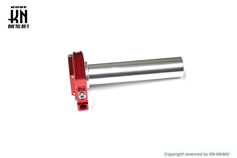 アルミCNCスーパーナローハイスロットル 22.2mmハンドル用 レッド
