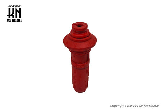 KOSO High Performance Universal Spark Plug Cap - Straight, 10kΩ Resistor, Red