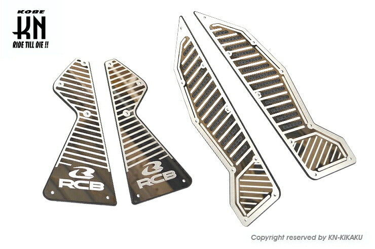 RCB ステンレスフロアマット クロームメッキ NMAX125/155