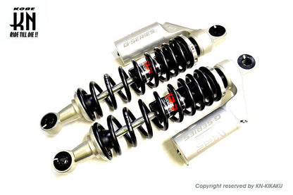 YSS Rear Shock with Spring Rate Adjustment, G-Series, Black/Silver, 320mm, XJR400