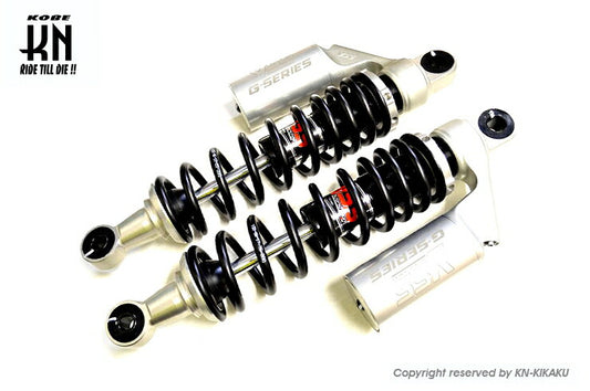YSS リアショック バネレート調整付き Gシリーズ ブラック/シルバー 320mm XJR400