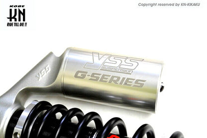 YSS Rear Shock with Spring Rate Adjustment, G-Series, Black/Silver, 320mm, XJR400
