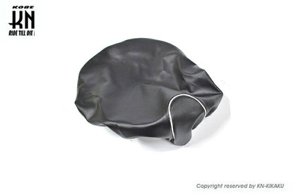 2WAY シートカバー 被せるタイプ ブラック/ホワイト(ホワイトパイピング) ビーノ 5AU/SA10