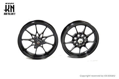 鍛造アルミホイール前後セット タイプ1 ブラック ホンダディオDISK系