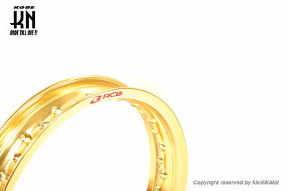 RCB Aluminum Wheel Rim Gold 215-14 14 inch 36 Hole for vehicles such as Little Cub series