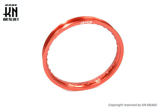 RCB アルミホイールリム レッド 120-17 17インチ 36ホール カブ系車両