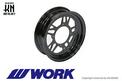 WORK Gee9s コラボレーションホイール タイプGS ブラック 12inch/3.5J