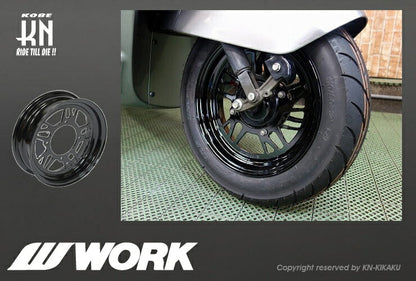 WORK Gee9s コラボレーションホイール タイプGS ブラック 12inch/3.5J