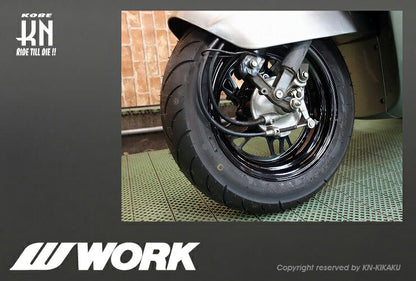 WORK Gee9s コラボレーションホイール タイプGS ブラック 12inch/3.5J