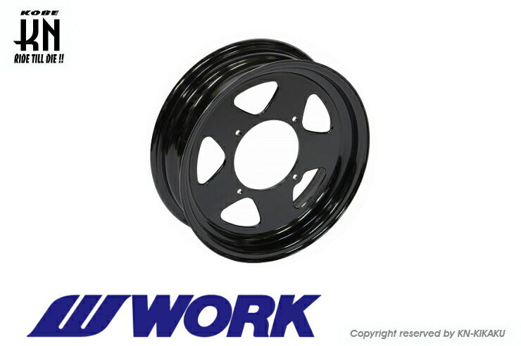 WORK Gee9s コラボレーションホイール タイプMS ブラック 12inch/3.5J