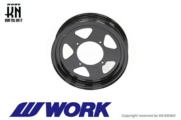 WORK Gee9s コラボレーションホイール タイプMS ブラック 12inch/3.5J