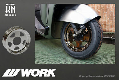 WORK Gee9s コラボレーションホイール タイプMS バフアルマイト 12inch/3.5J