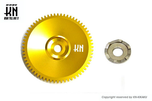 軽量アルミドライブフェイス ディオ系/ジャイロ系/太軸用 ゴールド