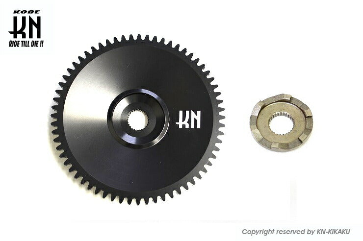 軽量アルミドライブフェイス ディオ系/ジャイロ系/太軸用 ブラック