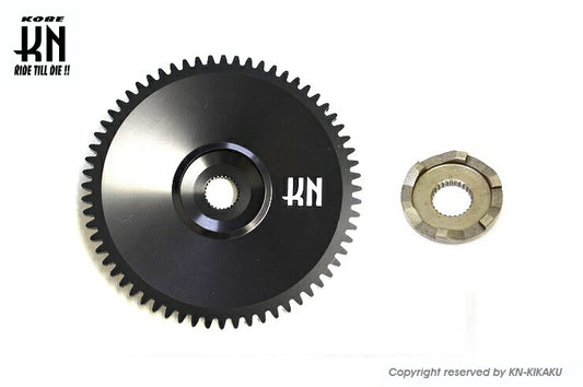 軽量アルミドライブフェイス ディオ系/ジャイロ系/太軸用 ブラック