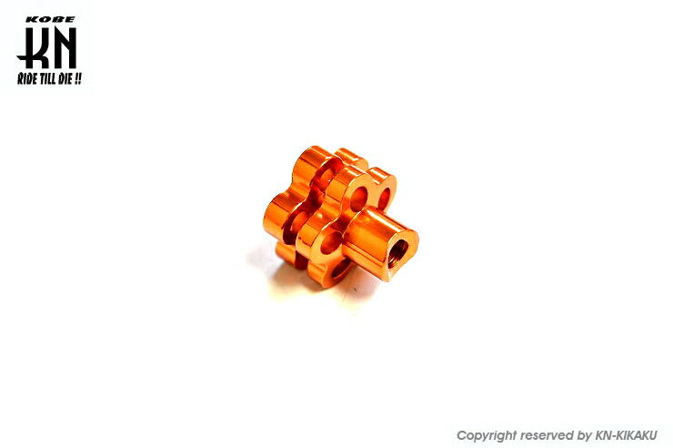 ブレーキクランプタイプ2 ネジ部分のみ オレンジ 6mm ディオ系 ジャイロ系(2サイク) ズーマー モンキー ゴリラ DAX スーパーカブ50/70/90等