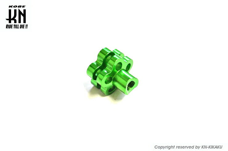 ブレーキクランプタイプ2 ネジ部分のみ グリーン 6mm ディオ系 ジャイロ系(2サイク) ズーマー モンキー ゴリラ DAX スーパーカブ50/70/90等