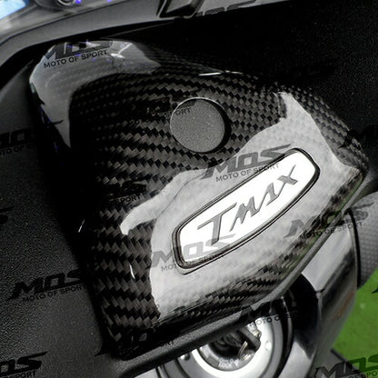 MOS カーボンハンドルセンターカバー TMAX530-4型/5型 2013-2016