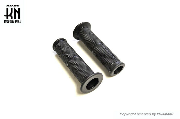 NCY レーシンググリップ N-20 貫通タイプ ブラック 118mm