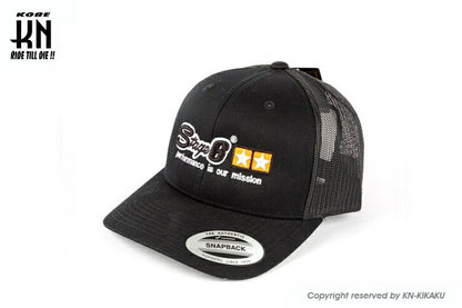 STAGE6 Baseball Cap Trucker ブラック 帽子 ぼうし キャップ ハット 日除け メッシュ