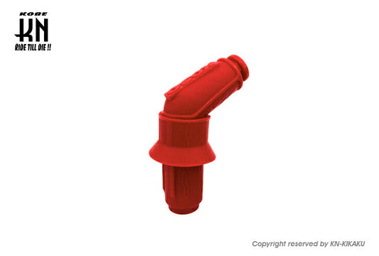 KOSO High-Performance Universal Spark Plug Cap, 60-degree, No Resistance (0kΩ), Red