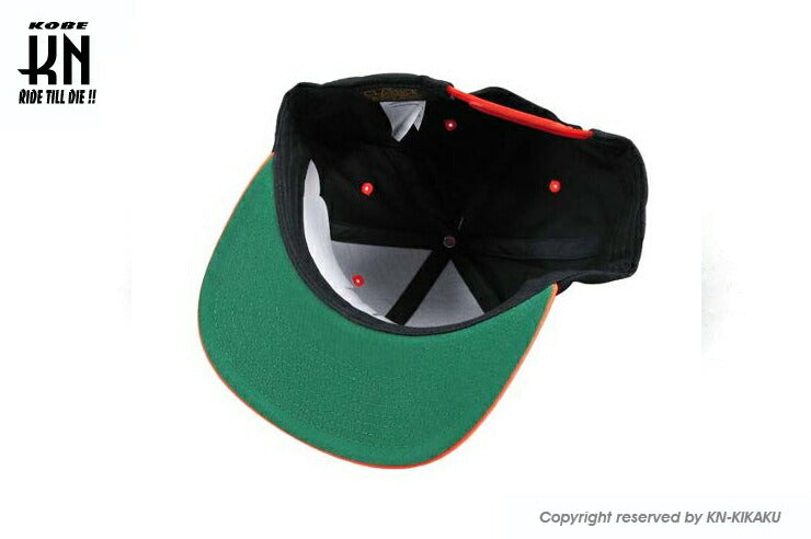 STAGE6 Baseball Cap Snapback オレンジ 帽子 ぼうし キャップ ハット 日除け