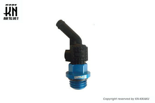 UmaRacing 45-Degree Oil Breather Attachment A - Blue - Cygnus, PCX, Monkey, GROM, APE, Cub, Zoomer