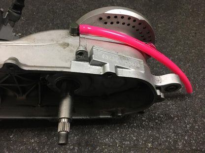 UmaRacing ブリーザーホース スケルトンオレンジ 内径9mm/長さ1030mm シグナスX BW'S