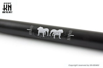 STAGE6 汎用ダウンヒルファットバー ブラック 取付部28.6mm/ハンドルグリップ部22.2mm