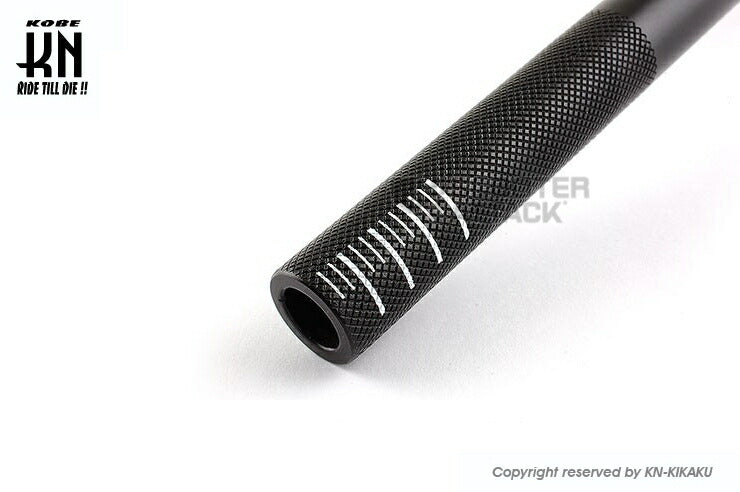 STAGE6 汎用ダウンヒルファットバー ブラック 取付部28.6mm/ハンドルグリップ部22.2mm